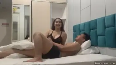 Hajar FWB Sampe Nangis di Kasur Hotel, Memek Becek Banjir Sperma!