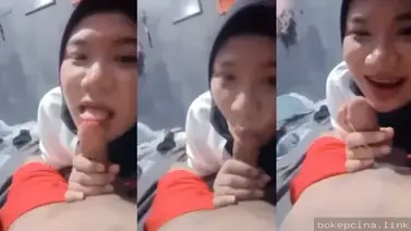 Hijab Binal Nyepong Pacar Baru