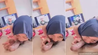 Hijab Cantik Doyan Nyepong Kontol Sampe Pangkal