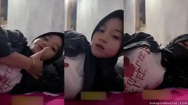 Hijab Toge Melet TikTok Live Sampe Memek Muncrat