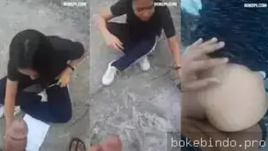 Pelajar Bokep Indo Belajar Bareng Diatap