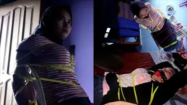 Ukhti Pasrah Diikat Hijab BDSM Ngewe Brutal Memek Robek